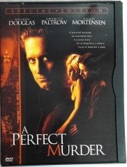 A PERFECT MURDER - KUSURSUZ CİNAYET - MICHAEL DOUGLAS - GWYNETH PALTROW - VIGGO MORTENSEN - SNAPCASE DVD 2.EL (1* BÖLGE)