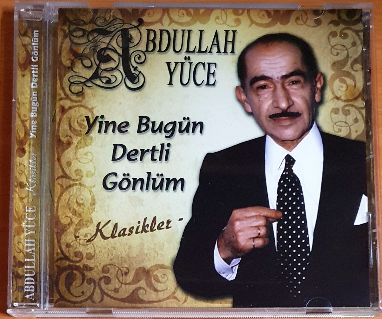 ABDULLAH YÜCE - KLASİKLER / YİNE BUGÜN DERTLİ GÖNLÜM - CD 2.EL