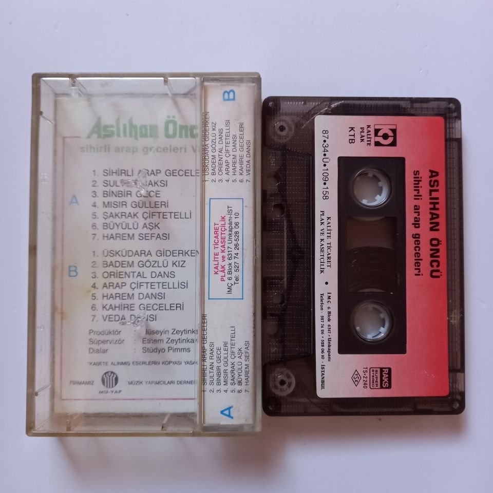 ASLIHAN ÖNCÜ - SİHİRLİ ARAP GECELERİ (1987) -  KASET 2.EL