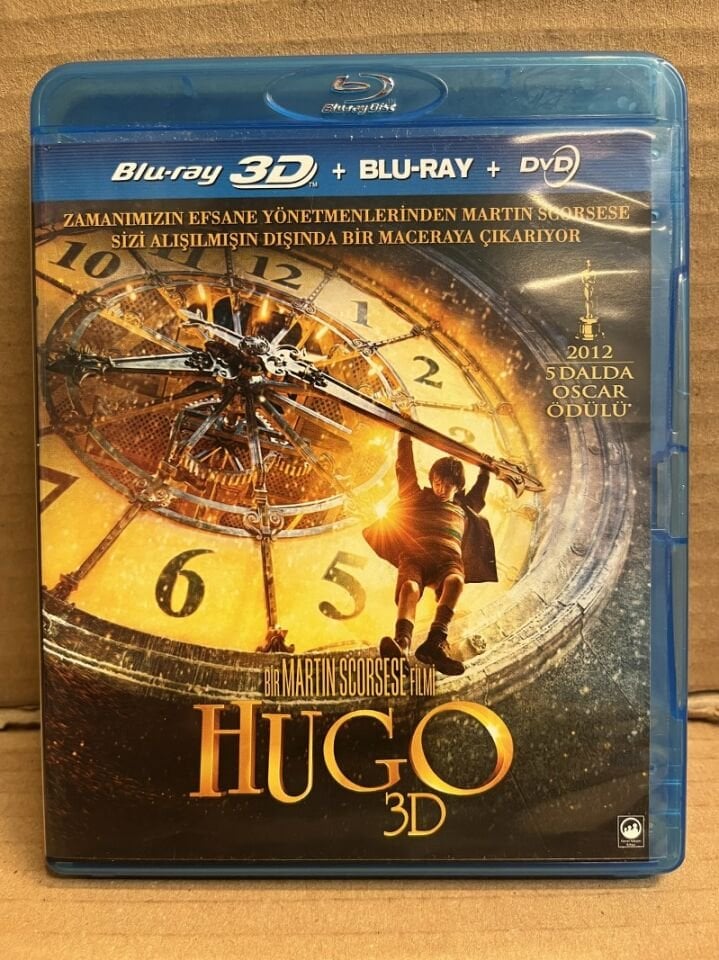 HUGO - MARTIN SCORSESE - 2D & 3D BLU RAY 2.EL