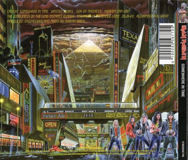 IRON MAIDEN – SOMEWHERE IN TIME (1986) - CD REMASTERED 2019 REISSUE DIGIPAK AMBALAJINDA SIFIR