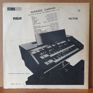 THE MAGIC SOUND OF THE HAMMOND ORGAN X-66 / GIORGIO CARNINI (1969) - LP 2.EL PLAK