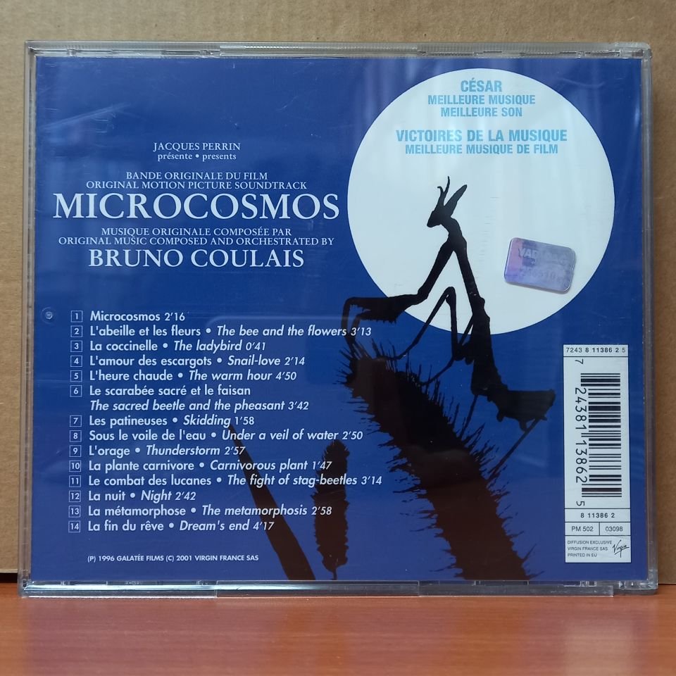 BRUNO COULAIS - MICROCOSMOS SOUNDTRACK(2001) - CD 2.EL