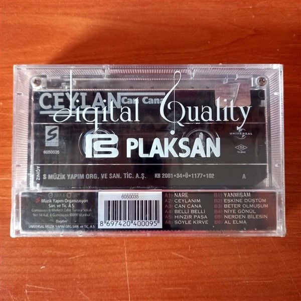 CEYLAN – CAN CANA (2001) - KASET S MÜZİK  SIFIR