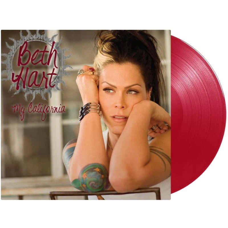 BETH HART - MY CALIFORNIA (2010) - LP 2023 TRANSPARENT RED VINYL SIFIR PLAK