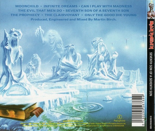 IRON MAIDEN – SEVENTH SON OF A SEVENTH SON (1988) - CD REMASTERED 2019 REISSUE DIGIPAK AMBALAJINDA SIFIR