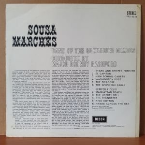 SOUSA MARCHES / BAND OF THE GRENADIER GUARDS (1968) - LP 2.EL PLAK