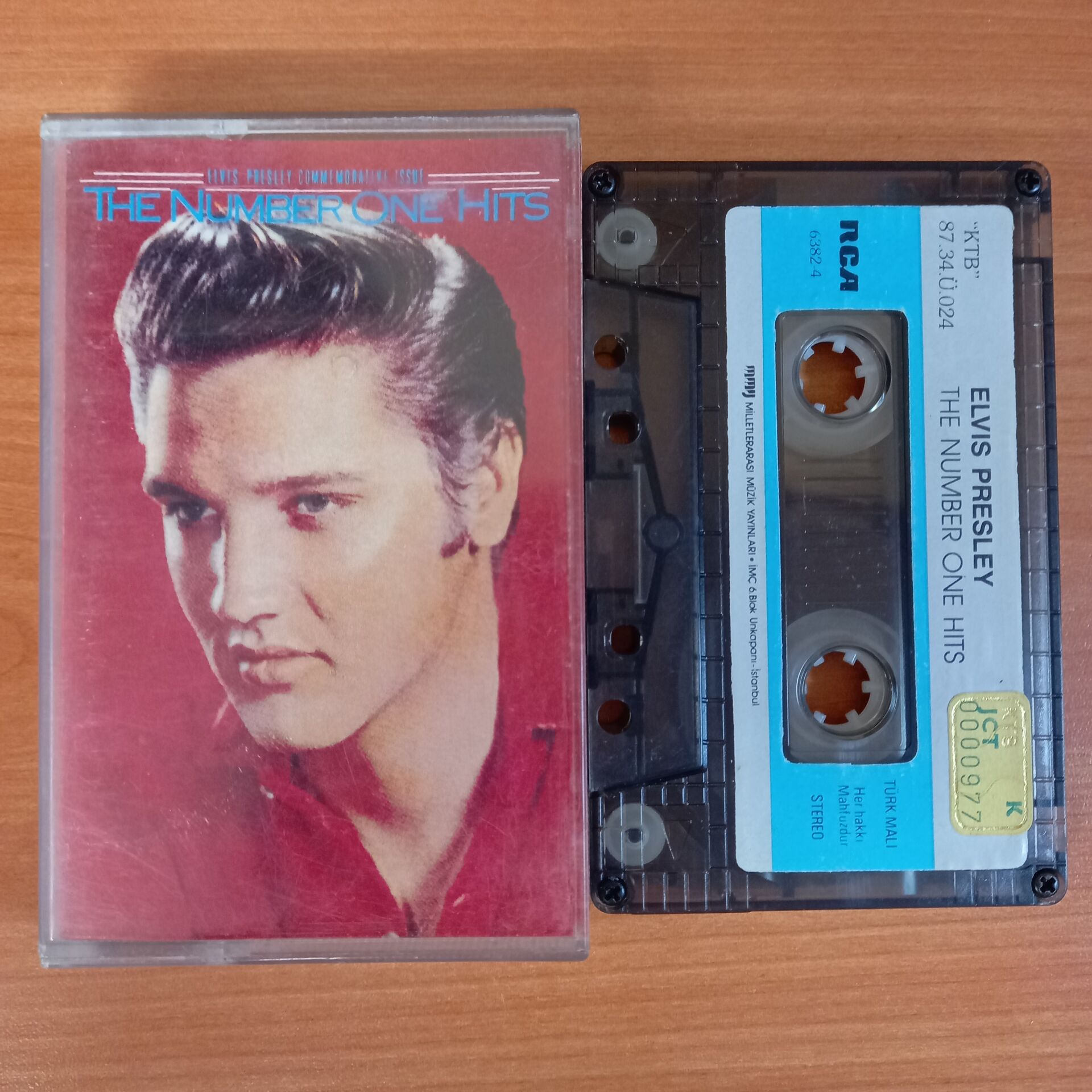 ELVIS PRESLEY - THE NUMBER ONE HITS (1987) - KASET 2.EL