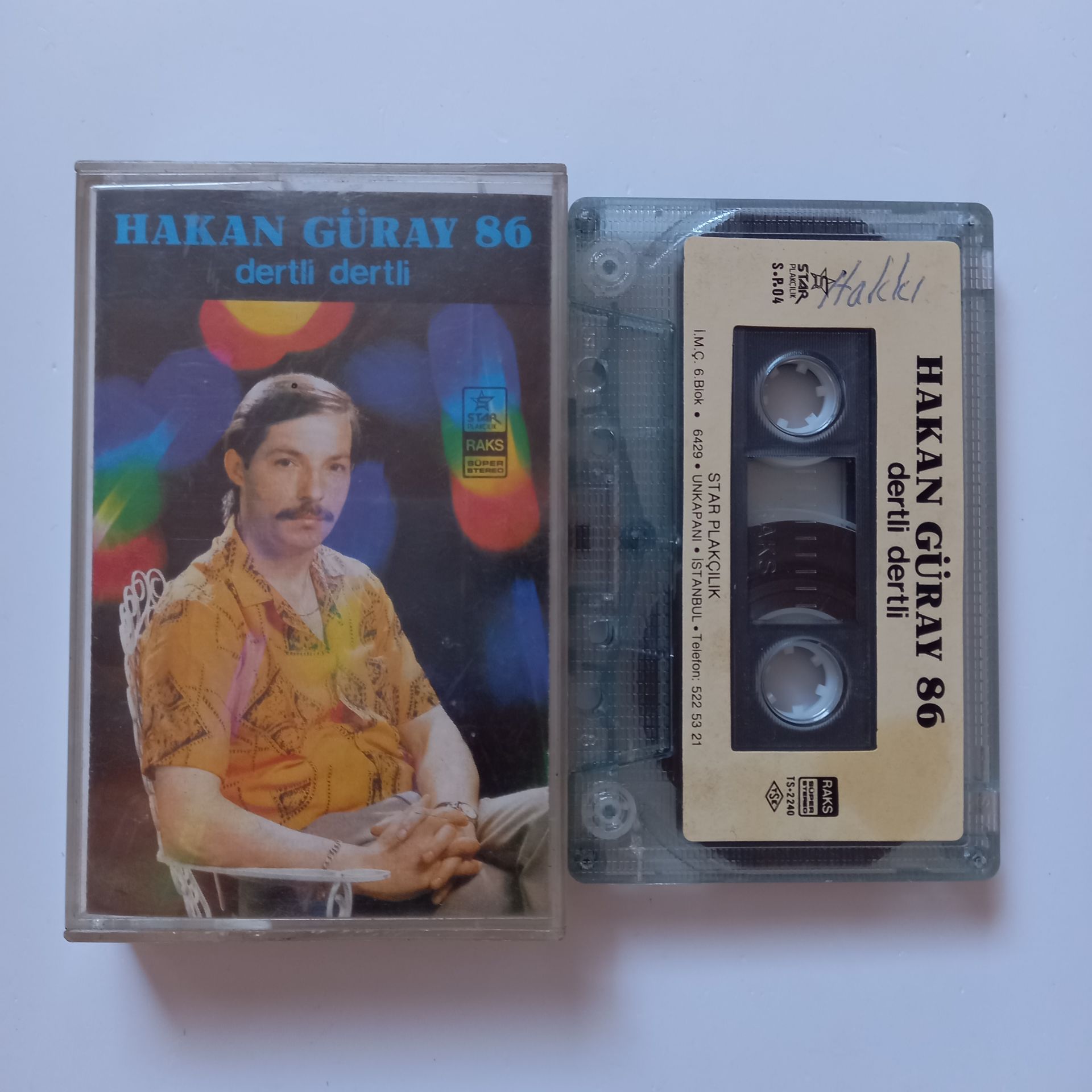 HAKAN GÜRAY - 86 / DERTLİ DERTLİ -  KASET 2.EL