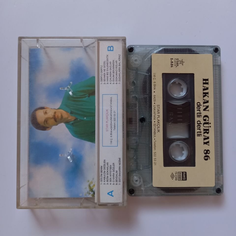 HAKAN GÜRAY - 86 / DERTLİ DERTLİ -  KASET 2.EL