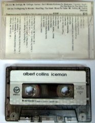 ALBERT COLLINS - ICEMAN (1991) CASSETTE TOPKAPI MADE IN TURKEY ''USED''