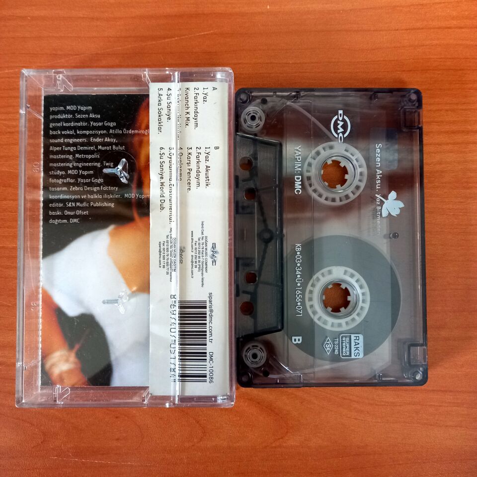 SEZEN AKSU - YAZ BİTMEDEN (2003) - KASET 2.EL