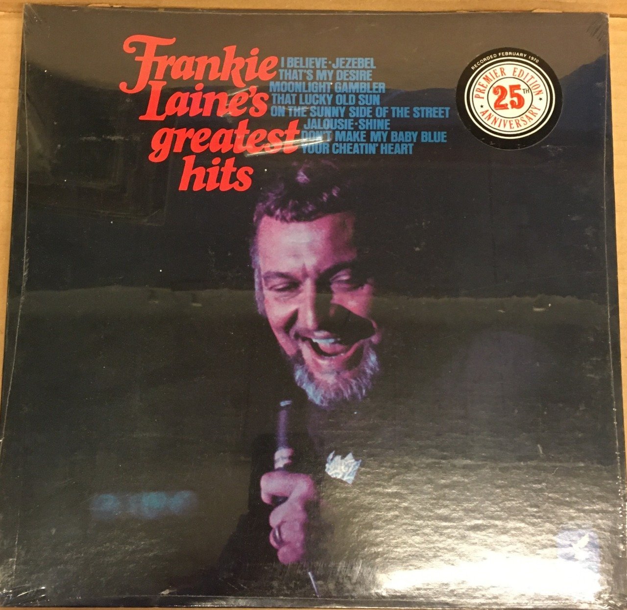 FRANKIE LAINE - GREATEST HITS 1970 SIFIR PLAK