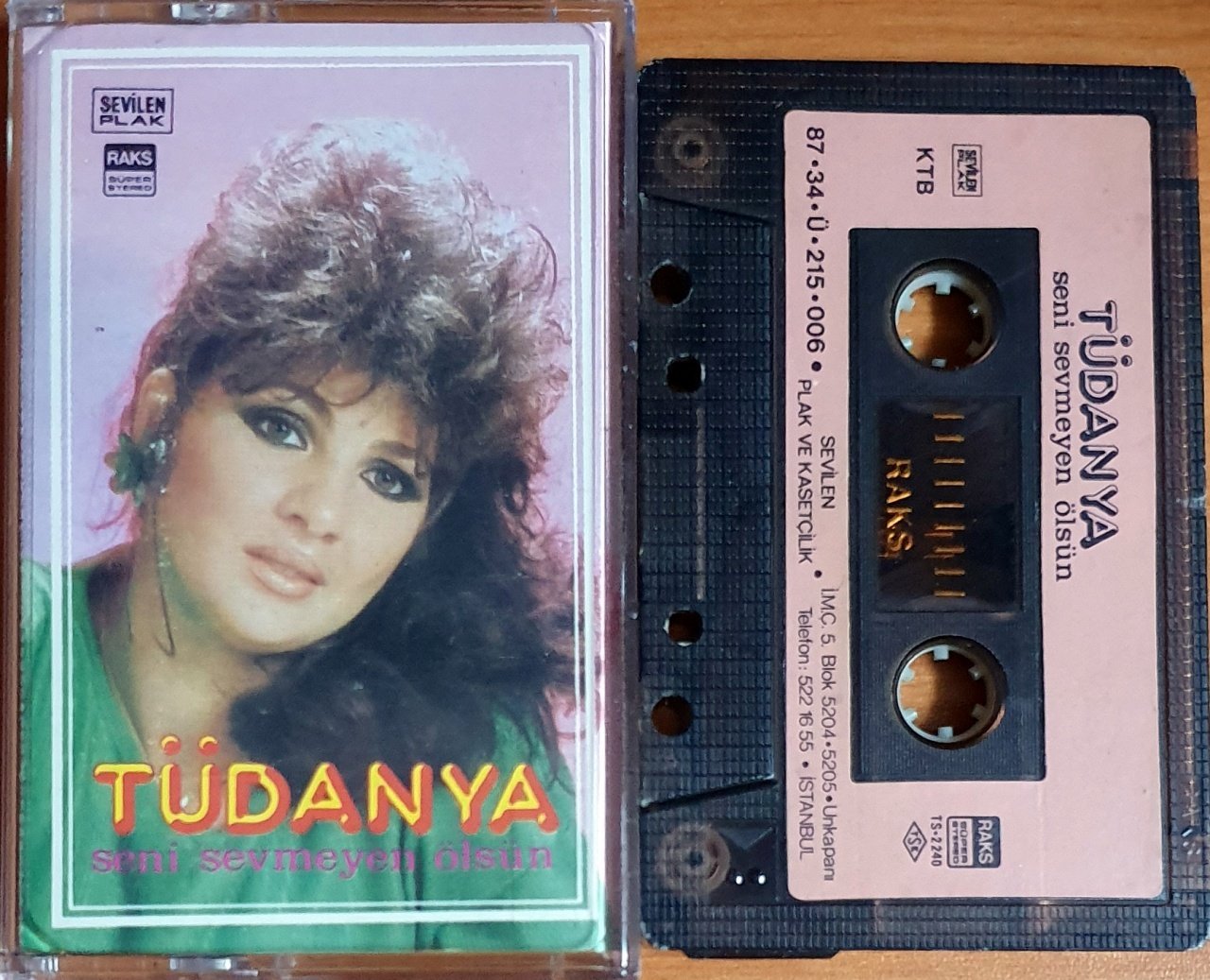 TÜDANYA - SENİ SEVMEYEN ÖLSÜN (1987) - KASET SEVİLEN 2.EL