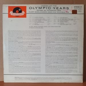 SONGS OF THE OLYMPIC YEARS / KURT EDELHAGEN AND HIS ORCHESTRA (1960) - LP 2.EL PLAK