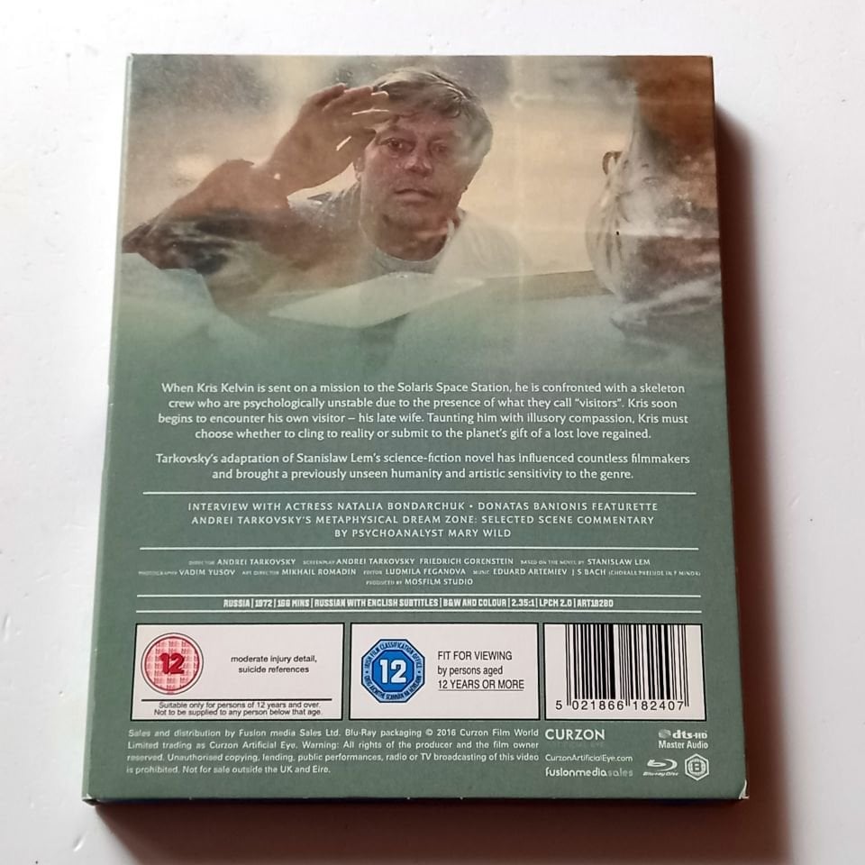 SOLARIS - NATALYA BONDARCHUK, DONATAS BANIONIS, YÖN.: ANDREI TARKOVSKY - BLU-RAY + KİTAPÇIK SLIPCASE 2.EL TÜRKÇE ALTYAZI YOKTUR