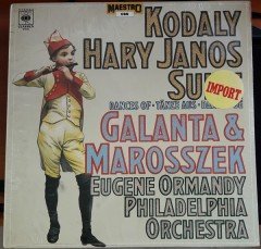 KODALY: HARY JONAS SUITE, PHILADELPHIA ORCHESTRA, EUGENE ORMANDY - LP SIFIR