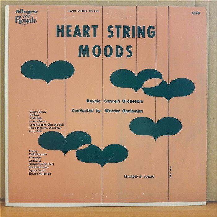 HEART STRING MOODS - ROYALE CONCERT ORCHESTRA (1952) - LP 2.EL PLAK