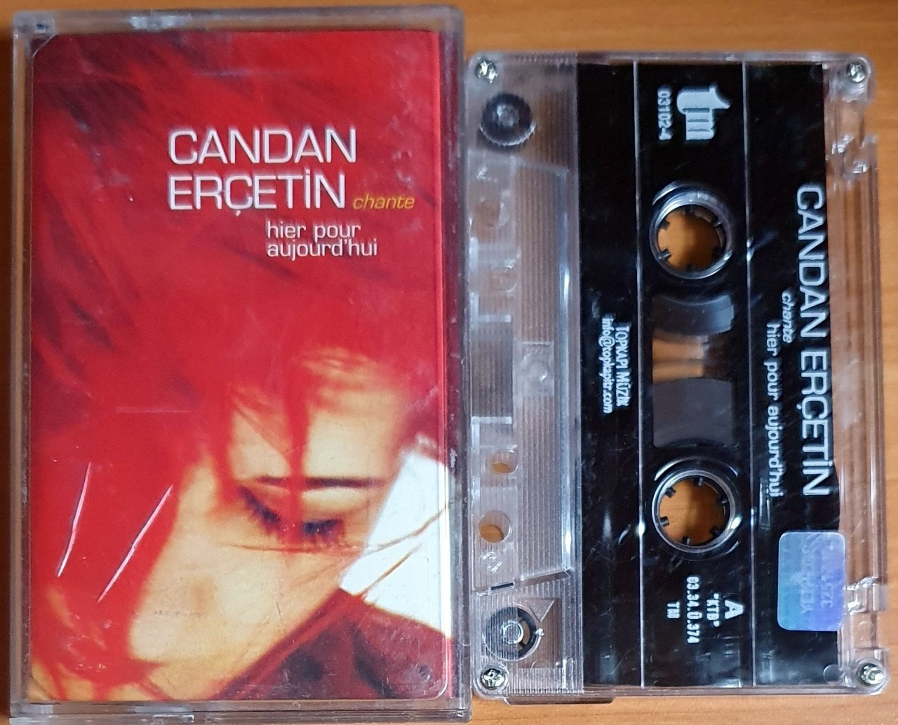 CANDAN ERÇETİN - CHANTE / HIER POUR AUJOURD'HUI - KASET 2.EL