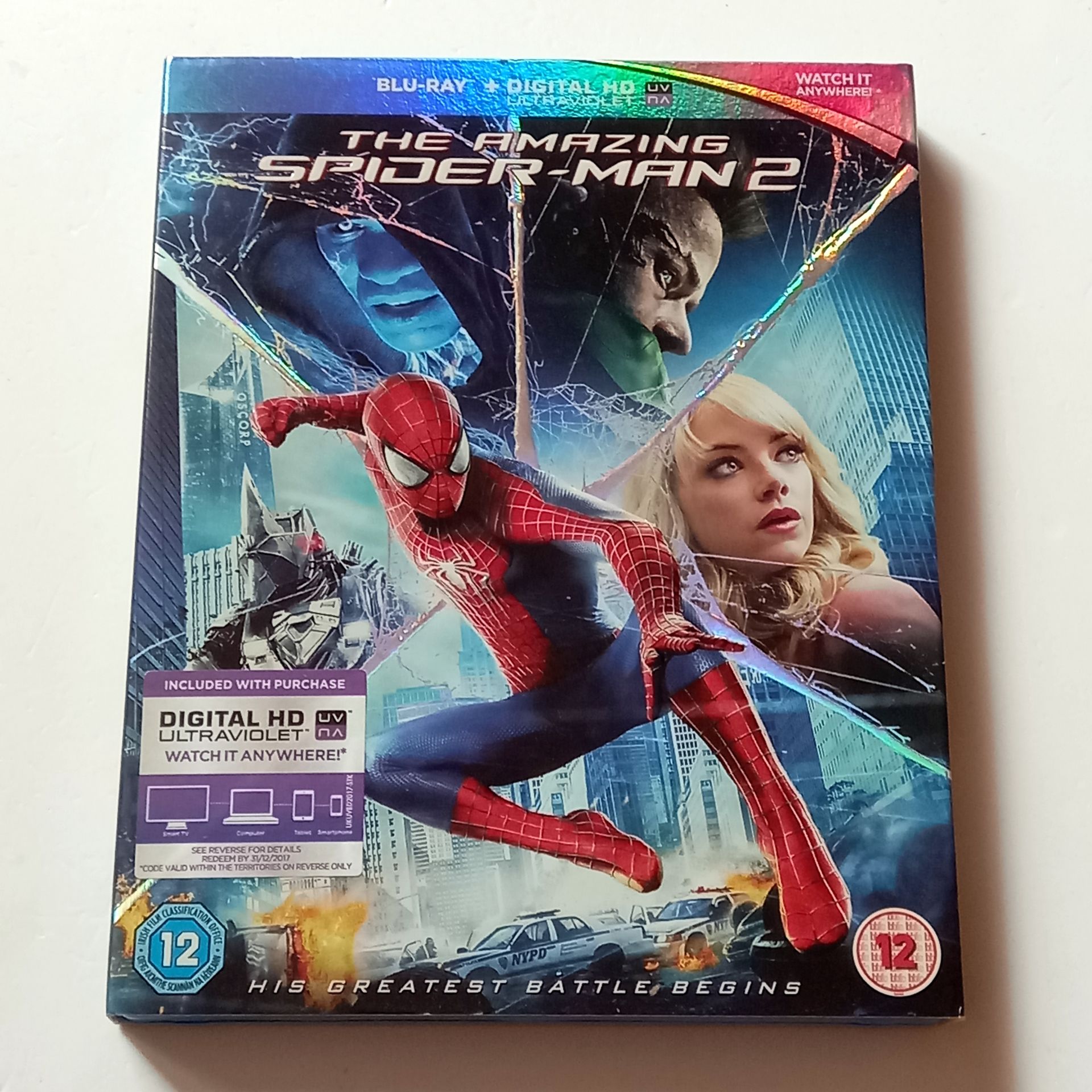 THE AMAZING SPIDER-MAN 2 - ANDREW GARFIELD, EMMA STONE, JAMIE FOXX, YÖN.: MARC WEBB - BLU-RAY SLIPCASE 2.EL TÜRKÇE ALTYAZI YOKTUR