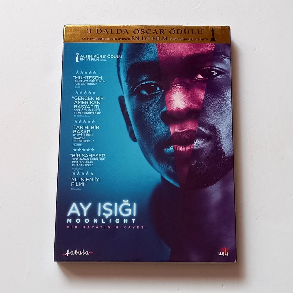 AY IŞIĞI / MOONLIGHT -TREVANTE RHODES, ANDRÈ HOLLAND, JANELLE MONÁE - YÖN.:BARRY JENKINS - DVD SLIPCOVER 2.EL