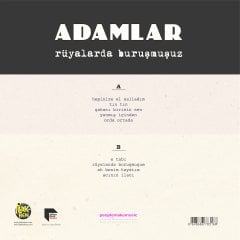 ADAMLAR - RÜYALARDA BURUŞMUŞUZ (2017) - LP İLK BASKI SIFIR PLAK