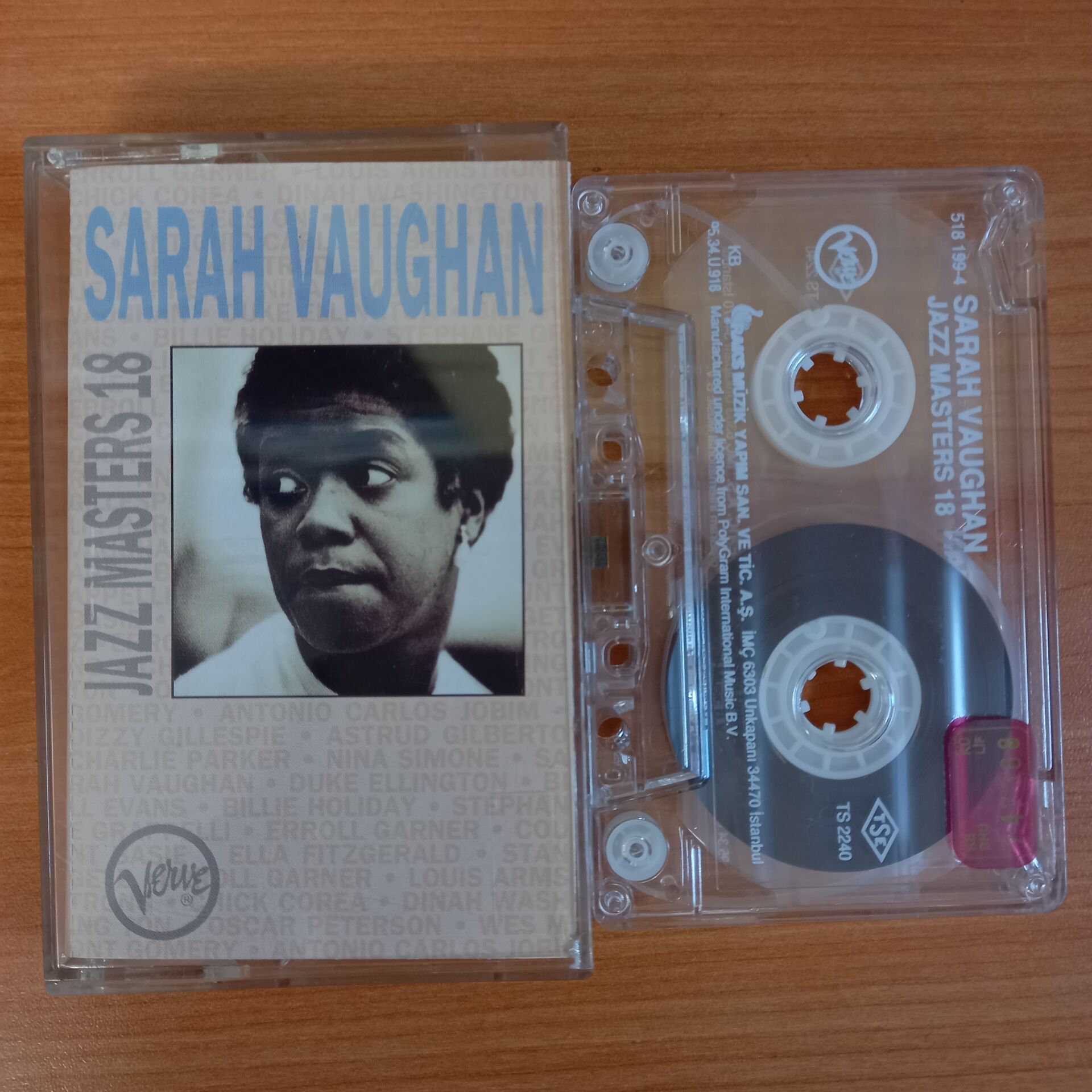 SARAH VAUGHAN - JAZZ MASTERS 18 (1995) - KASET 2.EL