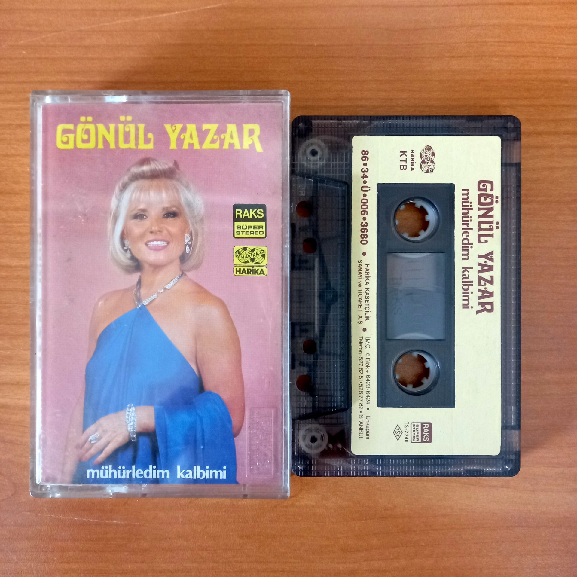 GÖNÜL YAZAR - MÜHÜRLEDİM KALBİMİ (1986) - KASET 2.EL