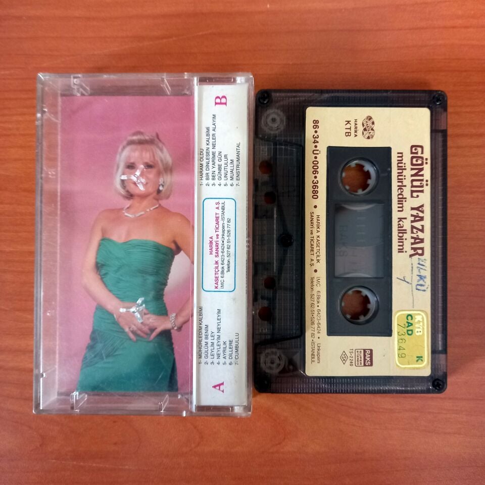 GÖNÜL YAZAR - MÜHÜRLEDİM KALBİMİ (1986) - KASET 2.EL