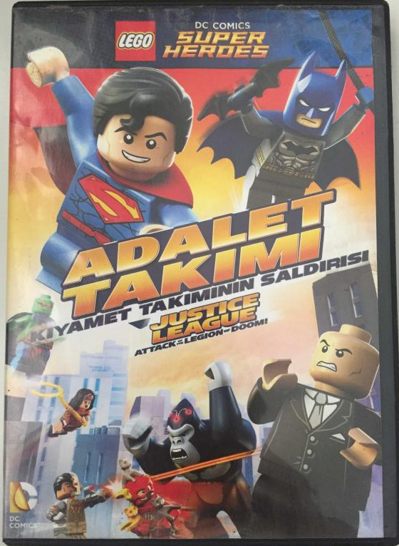 LEGO DC COMICS SUPER HEROES - JUSTICE LEAGUE: ATTACK OF THE LEGION OF DOOM - ADALET TAKIMI KIYAMET TAKIMININ SALDIRISI - DVD 2.EL