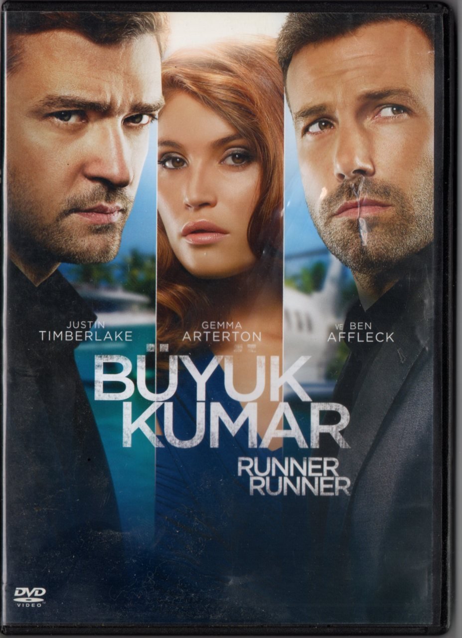 BÜYÜK KUMAR - RUNNER RUNNER - JUSTIN TIMBERLAKE - GEMMA ARTERTON - BEN AFLECK - DVD 2.EL