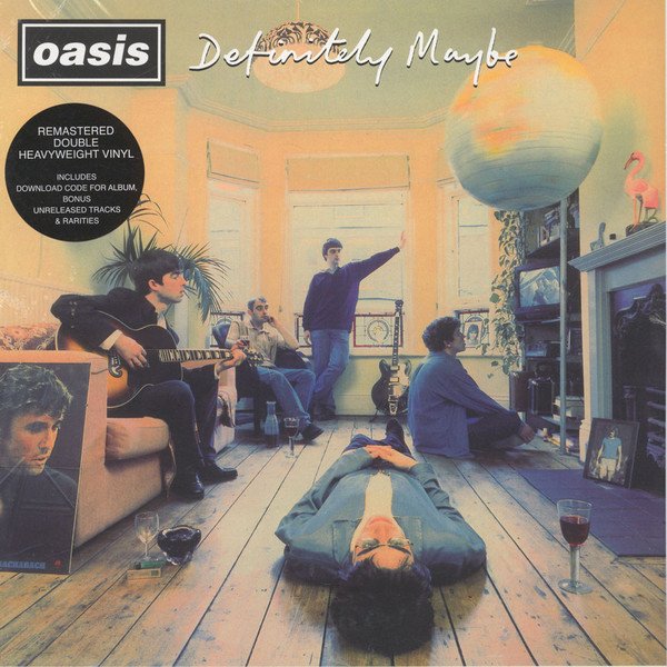 OASIS - DEFINITELY MAYBE (1994) - 2LP SIFIR PLAK