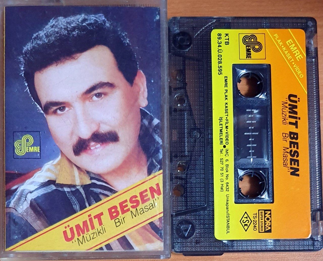 ÜMİT BESEN - MÜZİKLİ BİR MASAL (1989) - KASET EMRE 2.EL