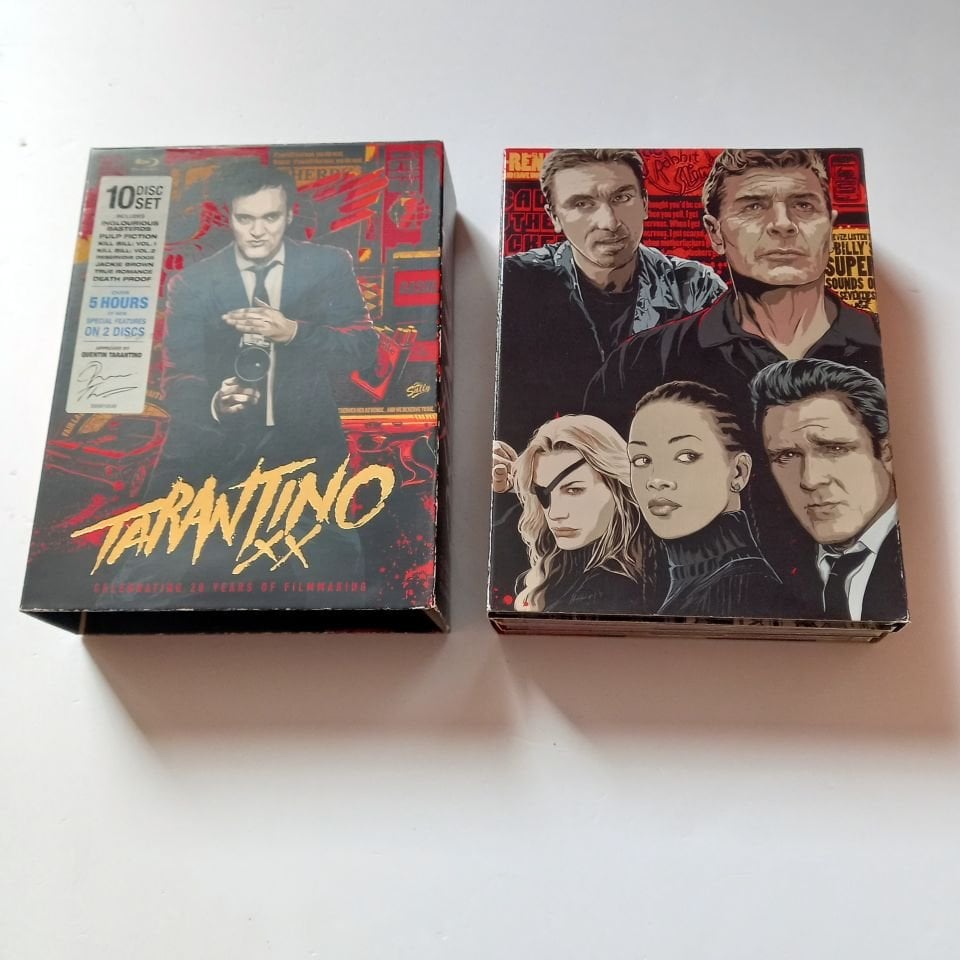 TARANTINO XX: 8 MOVIES - YÖN.: QUENTIN TARANTINO - 10 X BLU-RAY TEN-DISC SET SLIPCASE REGION A TR ALTYAZI YOKTUR 2.EL