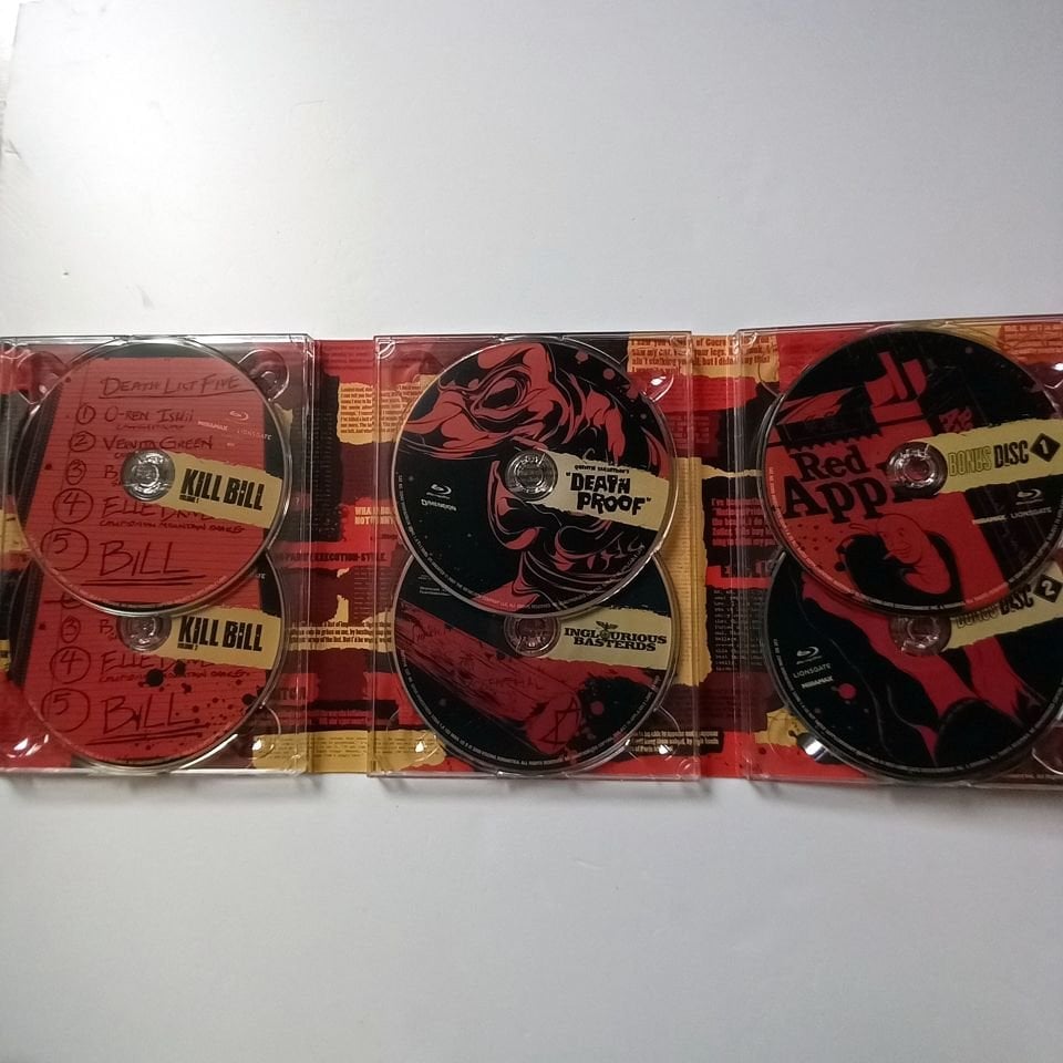 TARANTINO XX: 8 MOVIES - YÖN.: QUENTIN TARANTINO - 10 X BLU-RAY TEN-DISC SET SLIPCASE REGION A TR ALTYAZI YOKTUR 2.EL