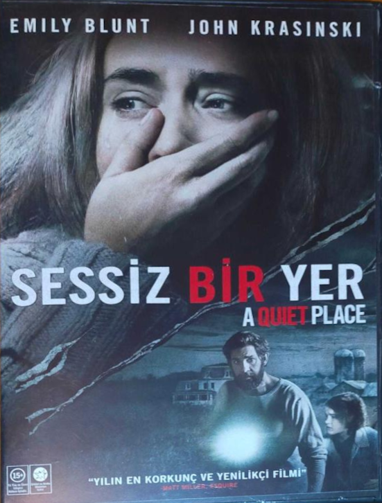 A QUIET PLACE - SESSİZ BİR YER - EMILY BLUNT - JOHN KRASINSKSI - DVD 2.EL