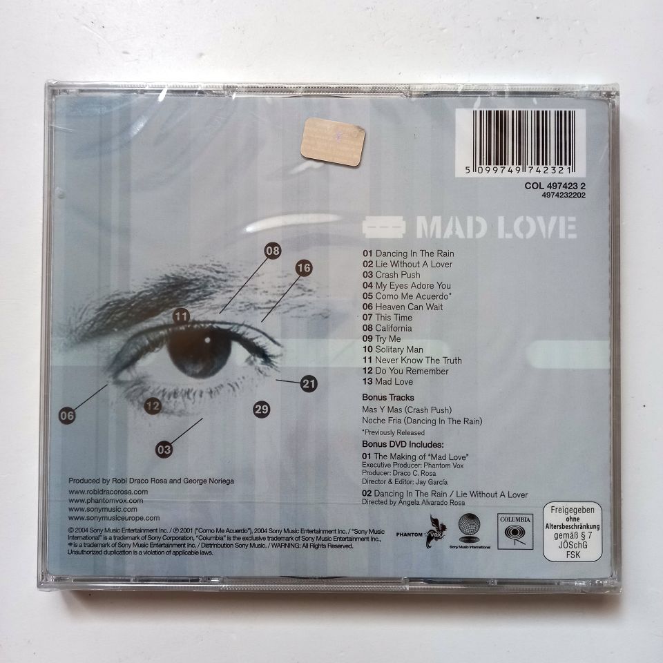 ROBI DRACO ROSA – MAD LOVE (2004) - CD SIFIR