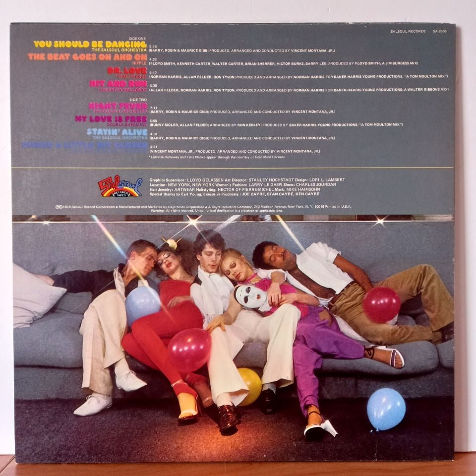 SATURDAY NIGHT DISCO PARTY / THE SALSOUL ORCHESTRA, RIPPLE, FIRST CHOICE, LOLEATTA HOLLOWAY (1978) - LP 2.EL PLAK