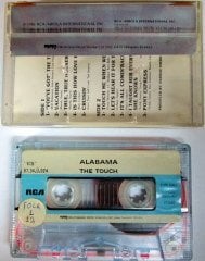 ALABAMA - THE TOUCH (1987) MMY CASSETTE MADE IN TURKEY ''USED''