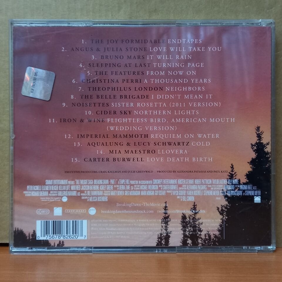 THE TWILIGHT SAGA / BREAKING DAWN - PART 1 [ORIGINAL MOTION PICTURE SOUNDTRACK] (2011) - CD 2.EL