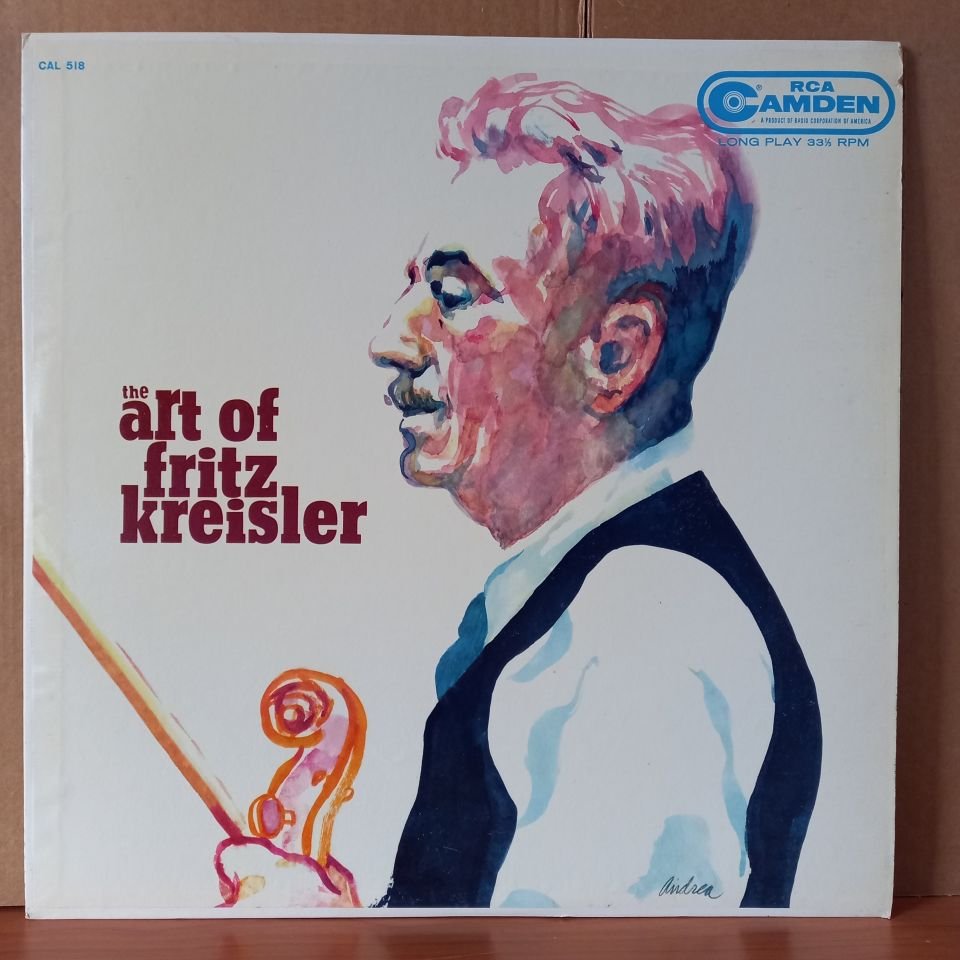 FRITZ KREISLER – THE ART OF FRITZ KREISLER / KREISLER, DEBUSSY, ALBENIZ-KREISLER, FALLA-KREISLER, DVORAK-KREISLER (1959) - LP 2.EL PLAK