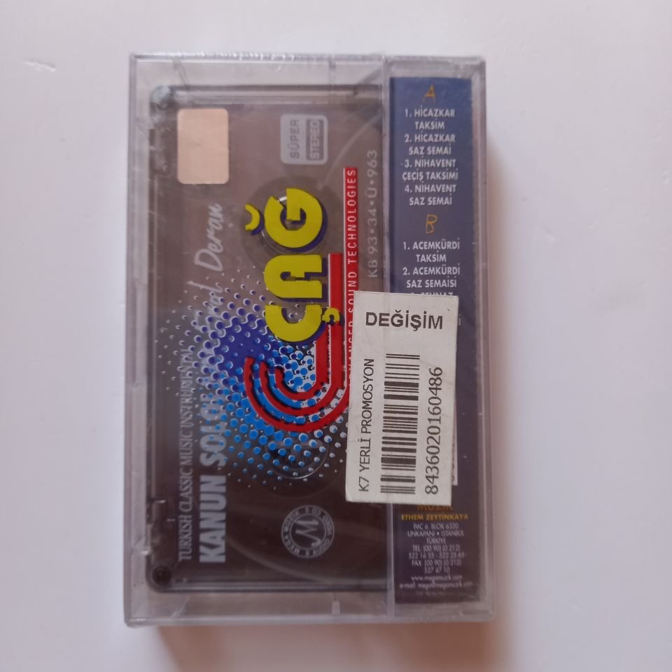 EROL DERAN - KANUN SOLOLARI (1993) - KASET SIFIR