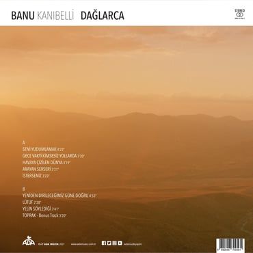 BANU KANIBELLİ - DAĞLARCA (2021) - LP 2023 BASIM SIFIR PLAK