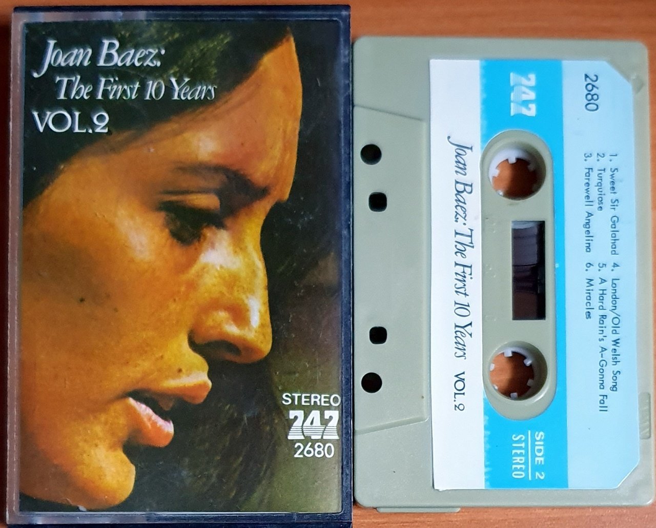 JOAN BAEZ - THE FIRST 10 YEARS VOL.2 - KASET 747 MADE IN SAUDI ARABIA 2.EL