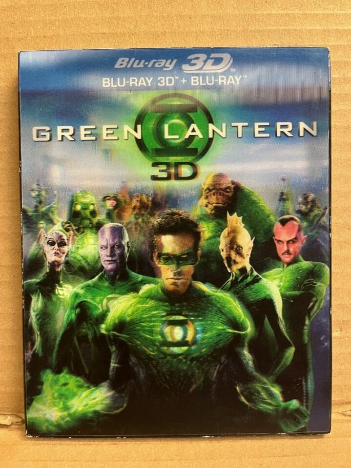 GREEN LANTERN - YEŞİL FENER - RYAN REYNOLDS - DC COMICS - 2D & 3D BLU RAY 2.EL