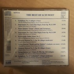 SCHUBERT - BEST OF / SYMP. NO 8 / ROSAMUNDE / DEATH AND THE MAIDEN ... (1993) - CD NAXOS 2.EL