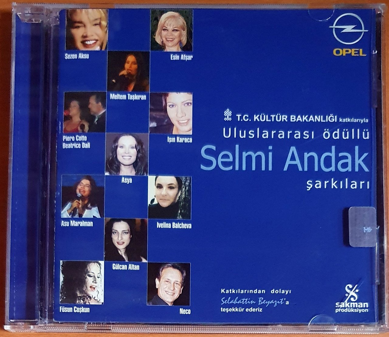 ULUSLARARASI ÖDÜLLÜ SELMİ ANDAK ŞARKILARI /  YILDIZ KENTER, ALİ KIRCA, İZZET ÖZ, ASYA, IŞIN KARACA, SEZEN AKSU, NECO - CD 2.EL