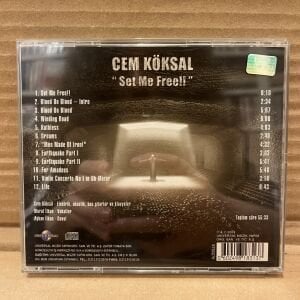 CEM KÖKSAL (FT. MURAT İLKAN) SET ME FREE (2004) - TURKISH HEAVY METAL CD 2.EL