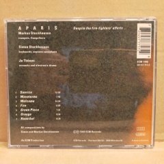 APARIS – DESPITE THE FIRE-FIGHTERS' EFFORTS ... (1993) - CD ECM RECORDS 2.EL