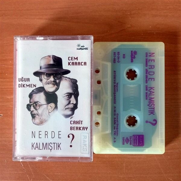 CEM KARACA, UĞUR DİKMEN, CAHİT BERKAY / NERDE KALMIŞTIK? (1992) - KASET 2.EL